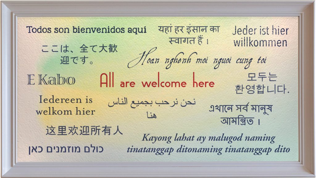 All are welcome here